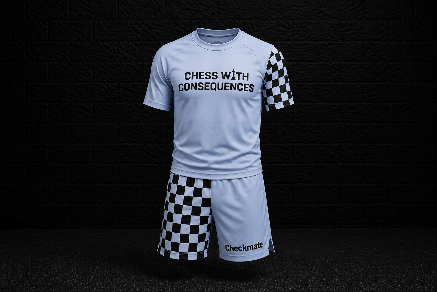 Womens Chess With Consequences Steel Blue Set
