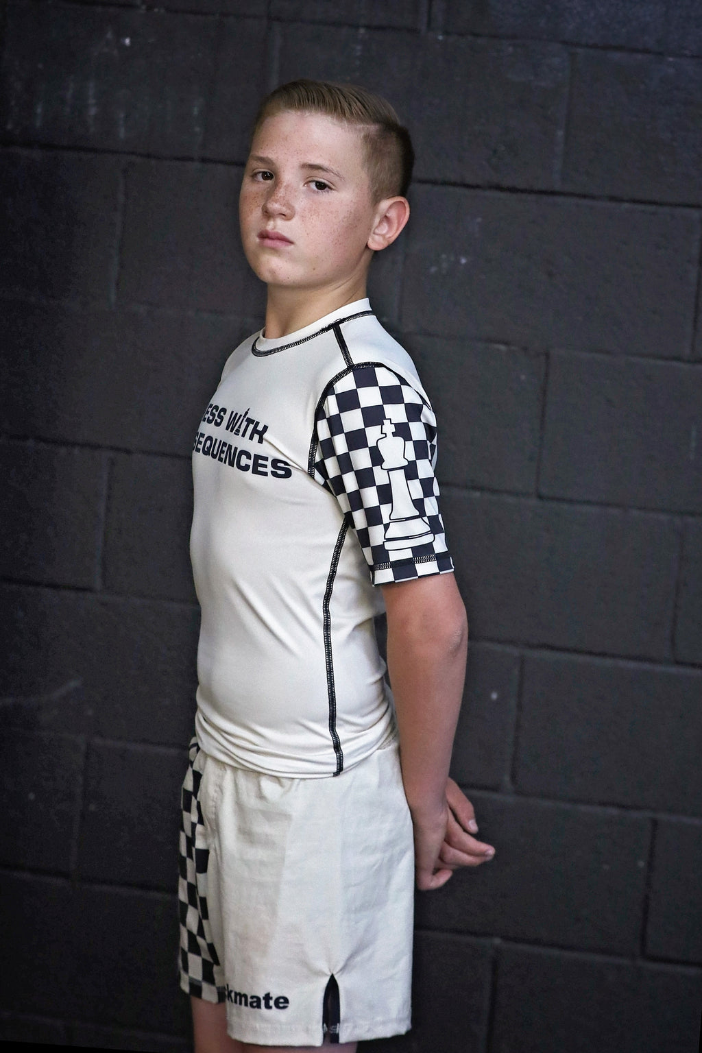Chess With Consequences Sand Rash Guard