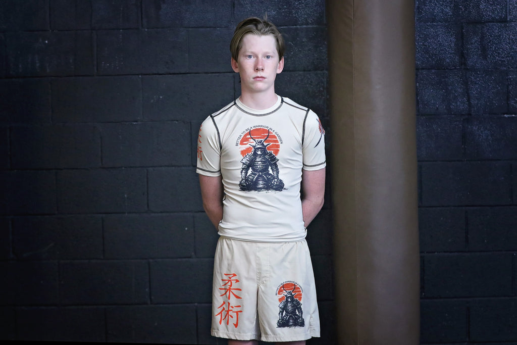 Warrior in a Garden Rash Guard